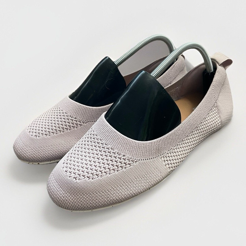 FITFLOP Soft Lilac Allegro‎ Multi Knit Dynamic Ballet Pumps Women's 9 EUC